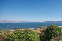 VIEW FROM THE MOUNT OF BEATITUDES